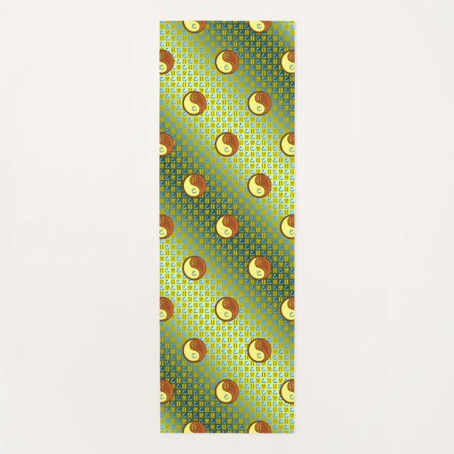 Gemini & Wood Snake Yoga Mat (Front)