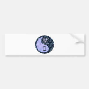 Gemini Yin Yang Bumper Sticker