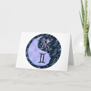 Gemini Yin Yang Card