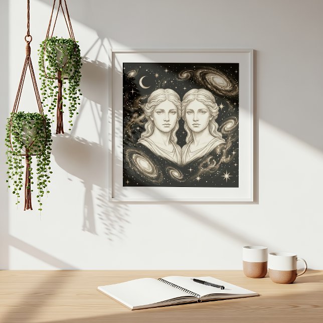 Gemini Zodiac Celestial Astrology Poster (Creator Uploaded)