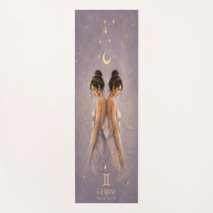 Gemini Zodiac Celestial Yoga Mat