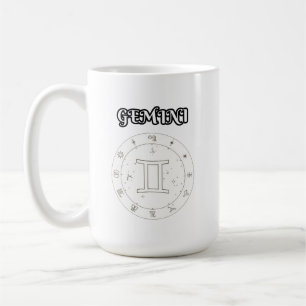 gemini zodiac coffee mug