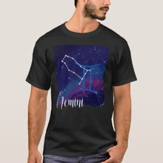 Gemini Zodiac Constellation T-Shirt
