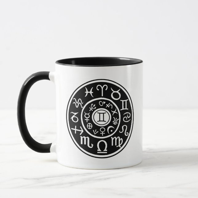Gemini Zodiac Mug (Left)