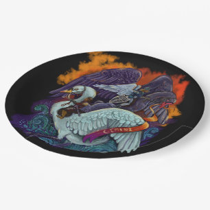 Gemini~zodiac Paper Plate