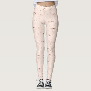 Gemini Zodiac Seamless Pattern – Celestial Twin 2 Leggings