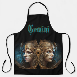 Gemini Zodiac Sign Apron