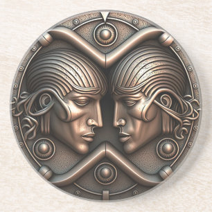Gemini Zodiac Sign Gemini Horoscope Coaster