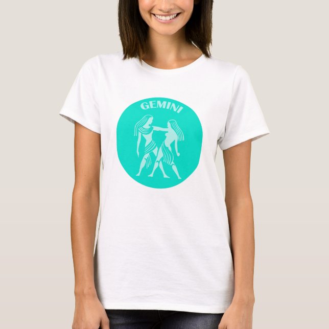 Gemini, Zodiac Sign, Horoscope, Astrology T-Shirt (Front)