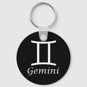 ‘Gemini’ Zodiac Sign Keychain