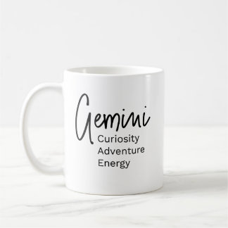 Gemini zodiac sign positive traits coffee mug