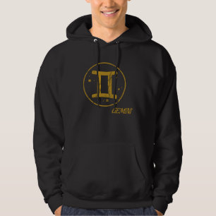 Gemini Zodiac Sign Symbol Astrology Hoodie