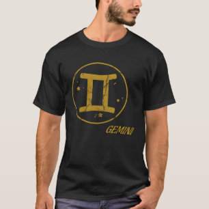 Gemini Zodiac Sign Symbol Astrology T-Shirt
