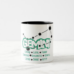Gemini Zodiac Sign Traits Mug