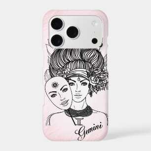 Gemini Zodiac Symbol and Sign Pink