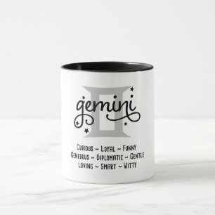 Gemini Zodiac Traits Mug