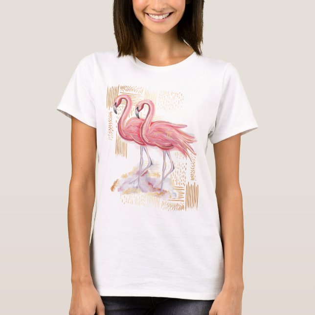 Gemini Zodiac Watercolour Artistry Shirt (Front)