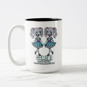 Gemini Zombies Two-Tone Coffee Mug
