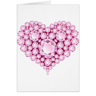 Gemmes cardiaques à quartz rose