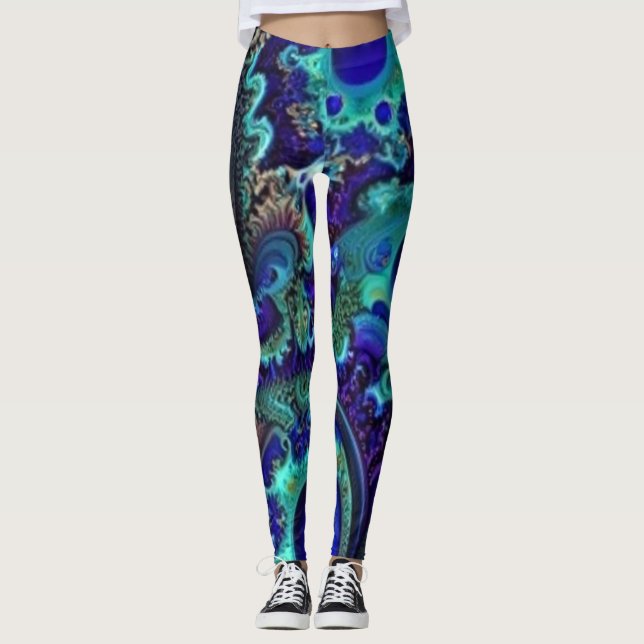 gems and feathers2 leggings (Front)