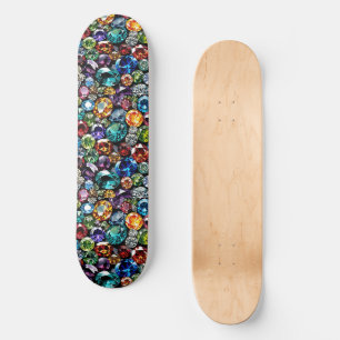 Gems Jewels and Gemstones Skateboard