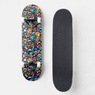 Gems Jewels and Gemstones Skateboard