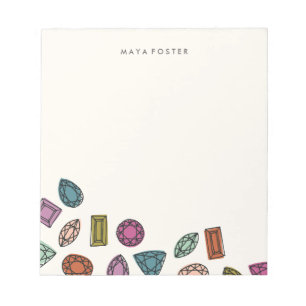 Gems Notepad - Charcoal
