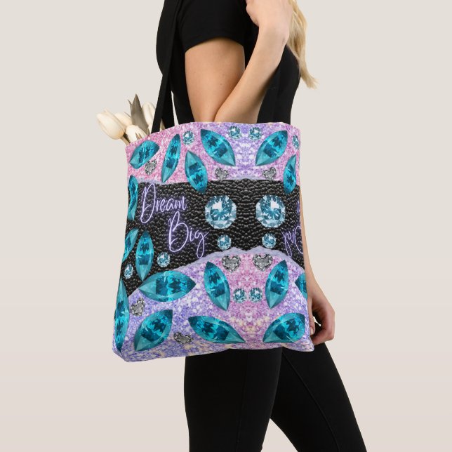  gems style tote bag (Close Up)