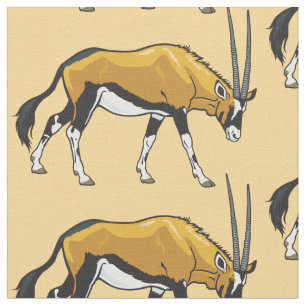 Gemsbok, gemsbuck or South African oryx Fabric