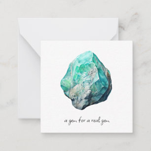 *~* Gemstone AP64 VARISCITE Flat Note Card