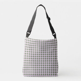 Gemstone Art, Purple Green Crossbody Bag