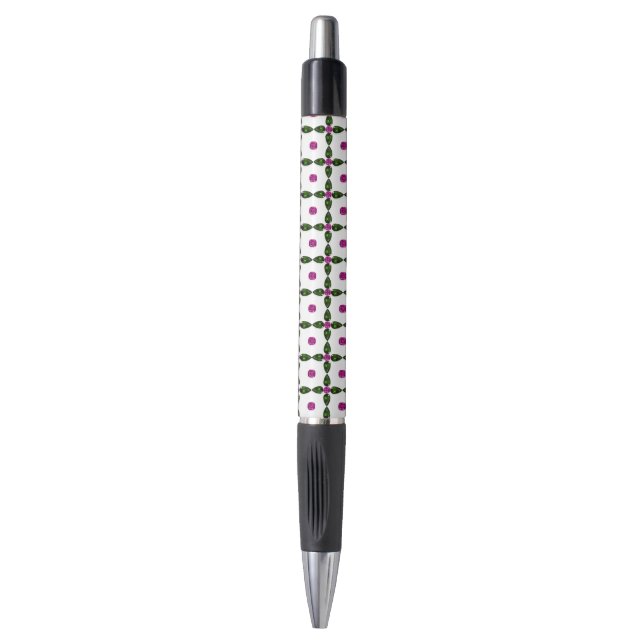 Gemstone Art, Purple Green Pen (Front Vertical)