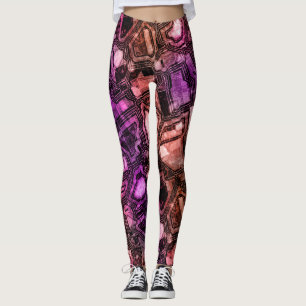 gemstone circuits - astro flare : leggings