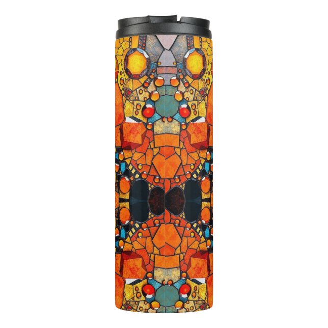 gemstone collage thermal tumbler (Back)