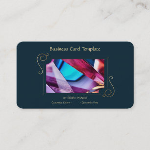 Gemstone Crystal Jewelry Business Card