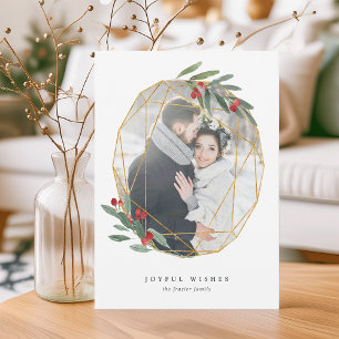 Gemstone   Holiday Photo Card