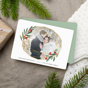 Gemstone   Holiday Photo Card
