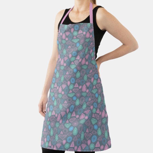 Gemstone Icon Pattern Apron (Insitu)