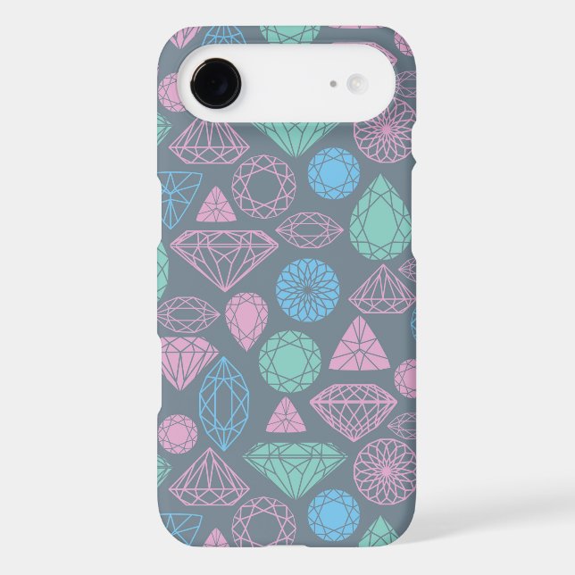 Gemstone Icon Pattern Case-Mate iPhone Case (Back)