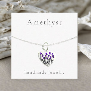 Gemstone Necklace Jewellery Display Card