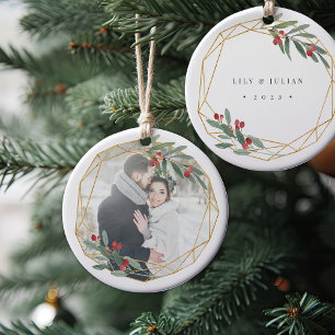 Gemstone Photo Ceramic Ornament