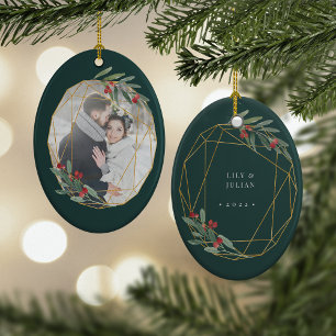 Gemstone Photo Ceramic Ornament