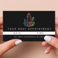 Gemstone Rainbow Quartz Crystal Business Logo