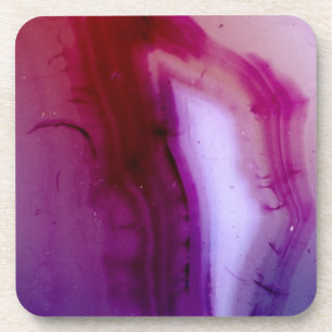 Gemstone Series - Agate in Purple 2 Coaster