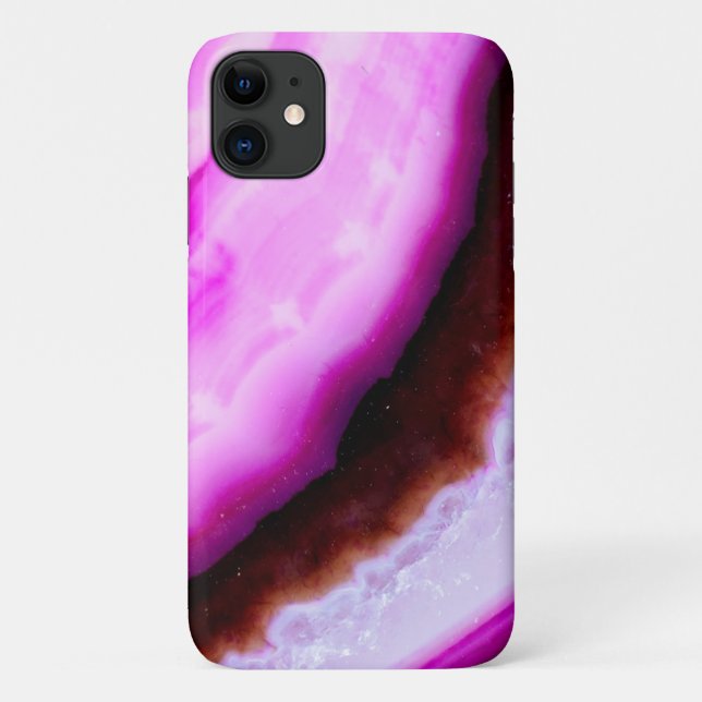Gemstone Series - Agate in Purple Case-Mate iPhone Case-Mate iPhone Case (Back)