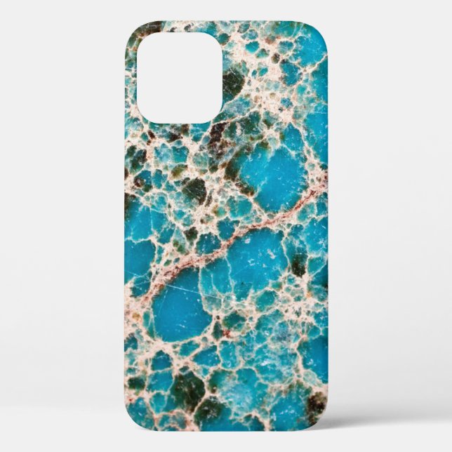 Gemstone Series - Detailed Turquoise Mosaic Case-M Case-Mate iPhone Case (Back)