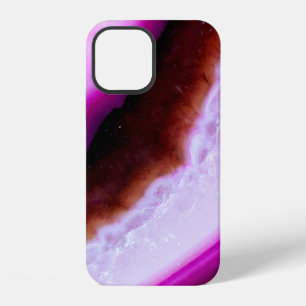 Gemstone Series Purple Agate With Quartz iPhone 12 Case