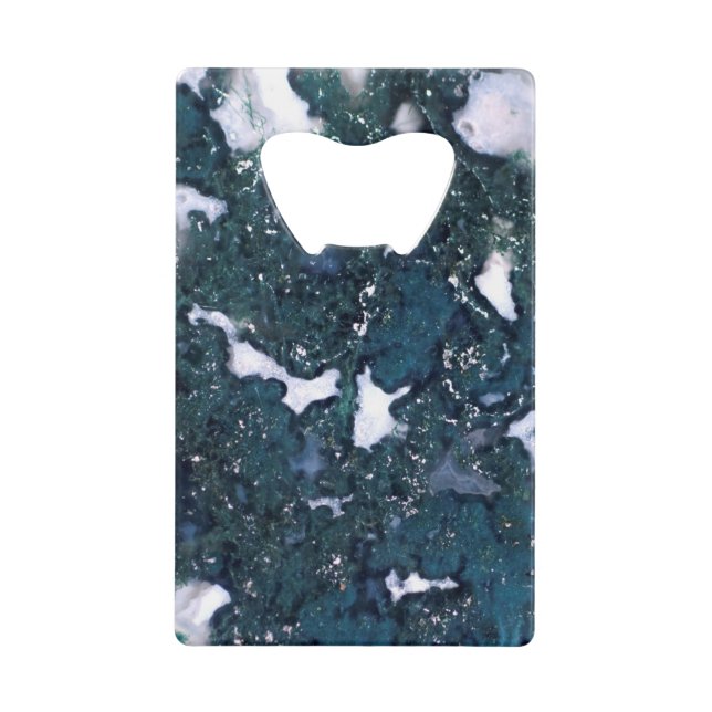 Gemstone Series - Quartz Among Black Wallet Bottle Opener (Front)