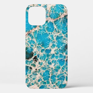 Gemstone Series - Stylish Turquoise Roadmap Case-M iPhone 12 Case