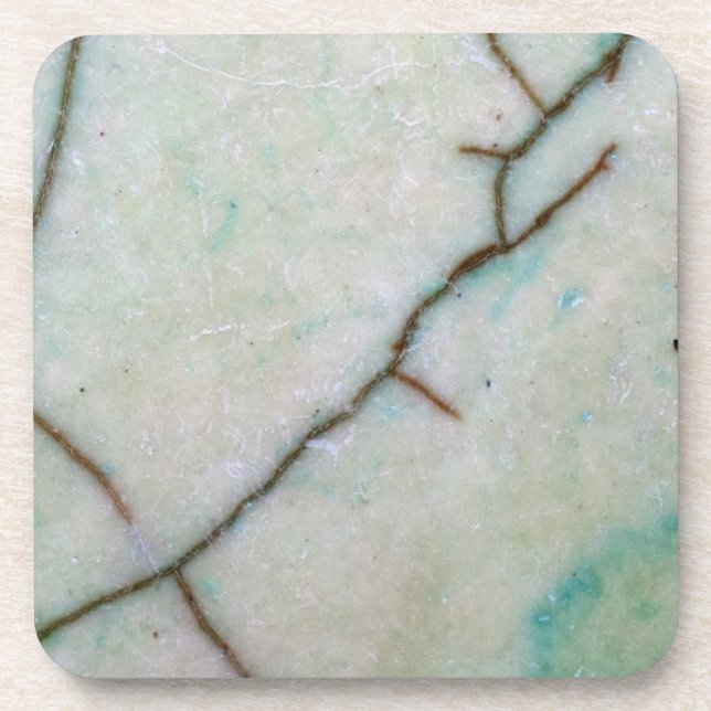 Gemstone Series - Veined Italian Marble Coaster (Front)